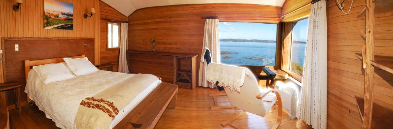 Hotel Faros Del Sur Ancud Exteriör bild