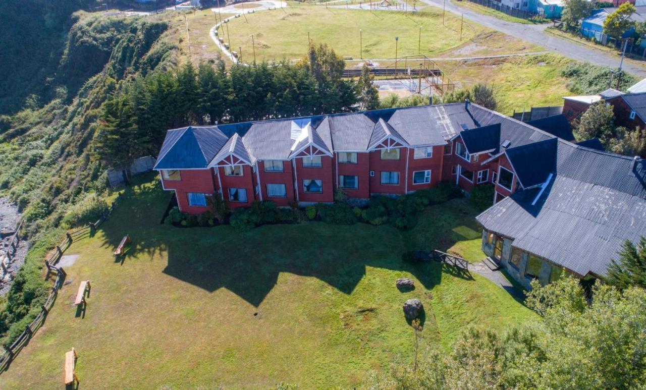 Hotel Faros Del Sur Ancud Exteriör bild